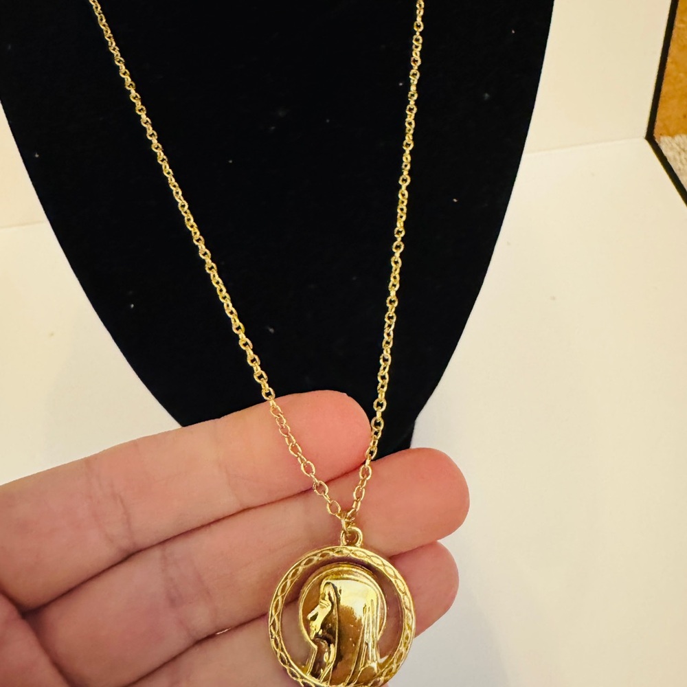 Gold Religious Necklace
